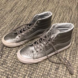 Silver Vans Hightop